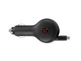 PMOTQ9RB - Cellet Compact Micro USB Retractable Plug in Car Charger