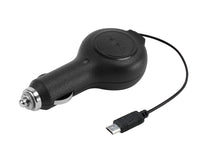 PMOTQ9RB - Cellet Compact Micro USB Retractable Plug in Car Charger
