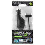 PSAMTABX - Samsung Car Charger, Samsung 30 Pin Car Charger with Coil Cable