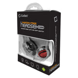 EP3560RD - Cellet Red 3.5mm Stereo Neckband Earhook Hands Free Headset with Microphone (on & off switch)
