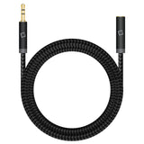 CN35EXT6 - Cellet 6 ft. Gold Plated 3.5mm Male to Female Audio Extension Cable for Headphones, Audio Aux, Car Stereo
