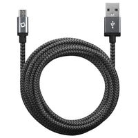 DAMICRO9 - Cellet Premium Braided & Metallic Housing 9 Ft. Micro USB Charging / Data Cable