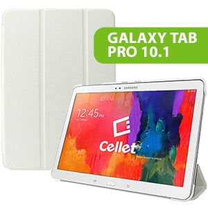 CCSAMTAB10WT - Cellet Slim Shell Folio Cover Case for Samsung Galaxy Tab Pro 10.1 - White