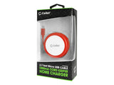TMMICRORD - Cellet Cord Keeper 5Watt (1Amp) Micro USB Home Wall Charger - RED