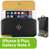 NOBLE6PA - Cellet Noble Leather Case for Apple iPhone 8Plus, 7Plus 6Plus, iPhone 7, Samsung Galaxy Note 4, Note 5, Samsung Galaxy S6 edge+, Samsung Galaxy S7 edge with heavy duty swivel clip