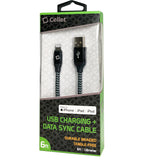 DAP8BRBK - Durable Lightning USB 8 Pin Apple MFI Certified Data Sync & Charge Cable, 6ft. - Black