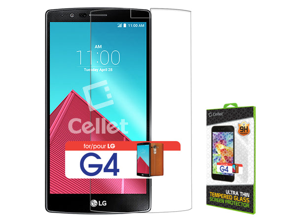 SGLGG4 - Cellet Premium Tempered Glass Screen Protector for LG G4