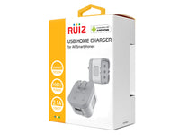 TCUSBW21WT - RUIZ by Cellet High Powered 2.1A (10W) USB Home Wall Charger-White