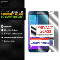 SYSAMN5 - Cellet Premium Tempered Privacy Glass Screen Protector for Samsung Galaxy Note 5 (0.8mm)
