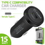 PUSBC02 - 3 Amp - Type C USB Port - Car Charger Adapter