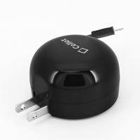 TCMICROR24 - Cellet High Powered 2.4A/12W Retractable Micro USB Home Charger for Android Devices