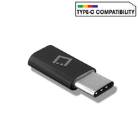 CNMICCBK - Cellet Micro USB to USB-C Adapter Converter Connector - Black