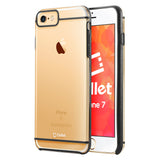 CCIPH7BK - PC+TPU BLACK CLEAR CASE IPHONE SE 2020 / 8 / 7