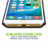 CCIPH7BK - PC+TPU BLACK CLEAR CASE IPHONE SE 2020 / 8 / 7