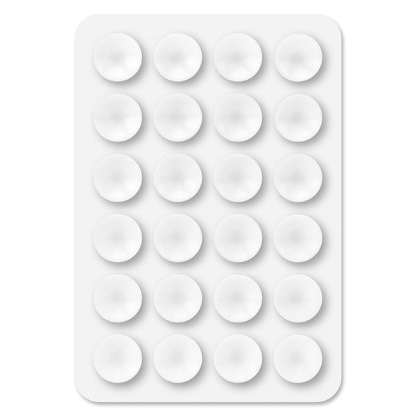 SCUPWT - Cellet Multipurpose Mini Suction Cup Mat with Strong 3M Adhesive - White