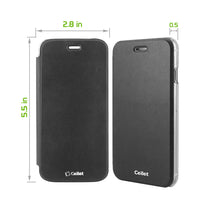 CCIPH74BK - iPhone SE 2020 / 8 / 7 Folio Case, Cellet Folio Case with Credit Card Slot for iPhone 8/7