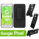HLGOOPX - Cellet, Google Pixel Case With Belt Clip Holster (First Generation)