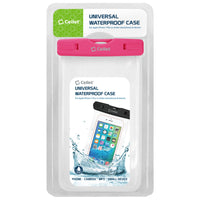 WATER1PK - Cellet Universal IPX8 Waterproof Case for Apple iPhone 7 Plus, 6s Plus, Samsung Galaxy S7 edge, Large Smartphones, Digital Cameras, MP3 Players and More - Pink