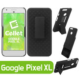 HLGOOPXXL - Google Pixel XL Case, Cellet Shell Holster Kickstand Case with Spring Belt Clip for Google Pixel XL