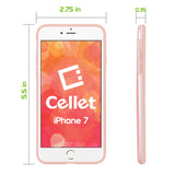 CCIPH7RG - Apple iPhone SE 2020 / 8 / 7 Matte Metallic Case (Built-in metal plate, Works with Magnetic phone holder) - Rose Gold