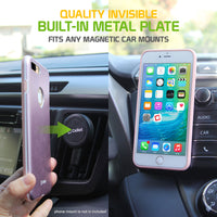 CCIPH7PGY - Apple iPhone 7/ 8 Plus Matte Metallic Case (Built-in metal plate, Works with Magnetic phone holder) - Gray