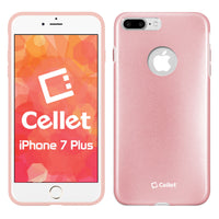 CCIPH7PRG - Apple iPhone 7/ 8 Plus Matte Metallic Case (Built-in metal plate, Works with Magnetic phone holder) - Rose Gold
