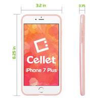 CCIPH7PRG - Apple iPhone 7/ 8 Plus Matte Metallic Case (Built-in metal plate, Works with Magnetic phone holder) - Rose Gold