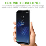 CCSAMS82BK - Samsung Galaxy S8 Sleek Rubberized TPU Protective Phone Case - Black