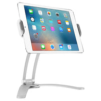 PHTAB43CNWT - Desktop and Wall Holder Mount with 360 Degree Rotation for Apple iPad Pro 10.5, Pro 9.7, IPad Mini 4, Samsung Galaxy Tab S3, Amazon Fire HD and More - White - by Cellet