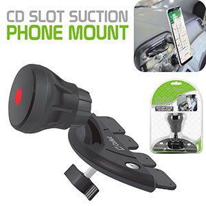 PHCD23CN - CD Slot Mount, Suction Phone Mount for all Smartphones – by Cellet