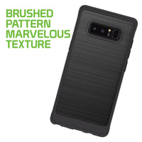 CCSAMN8BK - Samsung Note8 Sleek Rubberized TPU Protective Phone Case - Black