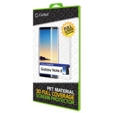 STSAMN8 - Samsung Galaxy Note 8 Screen Protector, Full Coverage- PET Film- Protective HD Clear Screen Protector by Cellet