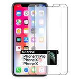 SGIPHX2 - 2 Pieces Pack Case Friendly Tempered Glass Screen Protector for Apple iPhone 11 Pro / Xs / X, iPhone 10 (9H 0.3mm) - by Cellet