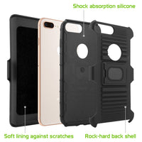 HLIPH8PR - COMBO HOLSTER W/ RIGNG IPHONE 8 PLUS