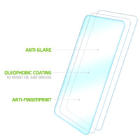 SAIPHX -Anti Glare Glass Screen Protector, Tempered Glass 9H - iPhone X