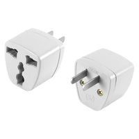 CNFPIN2 - Cellet Universal Travel AC Wall Power Adapter to Convert China, UK, AU, EU & other Plugs to US Plug Socket (2PACK)