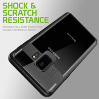 CCSAMS9HBK- Slim Transparent Case Cover with TPU Frame - Galaxy S9