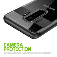 CCSAMS9PHBK- Slim Transparent Case Cover with TPU Frame - Galaxy S9 Plus