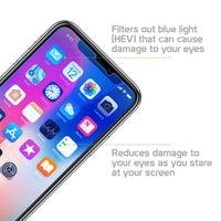 SGIPHXBL - iPhone 11 Pro / Xs / X Eye Protection Screen Protector, Anti-Blue Light (HEV) Premium Tempered Glass Screen Protector for Apple iPhone 11 Pro / Xs / X by Cellet