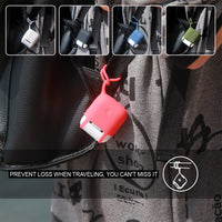 SCPODRD - AirPods Case, Protective Silicone Case Cover for AirPods (AirPods Strap Included) by Cellet - Red