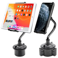 PHC19CN - Heavy Duty Tablet / Smartphone Cup Holder Mount with 360 Degree Rotation by Cellet