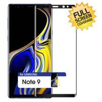 SGSAMN9F- Full Coverage Screen Protector 9H Hardness Tempered Glass - Samsung Galaxy Note 9