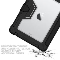 CCIPD97BK - iPad 9.7" Case Heavy Duty Rugged Case with Reinforced Corners for Protection - Black