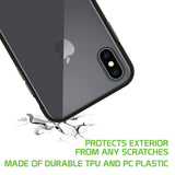 DDDXSM-  Durable Clear Slim Phone Case TPU Material - iPhone XS Max