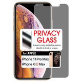 SYIPHXSM -Privacy Screen Protector Tempered Glass 9H - iPhone XS Max