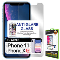 SAIPHXR -Anti Glare Glass Screen Protector, Tempered Glass 9H - iPhone 11 / XR