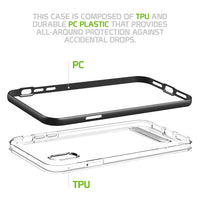 CCIPHXR68BK-  Slim Light Weight Clear Protecting Case With Built In Media Kickstand - iPhone XR