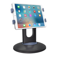 PHTAB5003 - Multi-Functional 3-in-1 Tablet Holder Combo, Heavy Duty Desktop, Portable Stand and Headrest Holder with 360 Degree Rotation for iPads and Tablets - Black