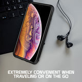 BWIPHMAX - iPhone XS Max Wireless Charging Case, 6000mAh Rechargeable External Wireless Power Case for Apple iPhone XS Max - Black