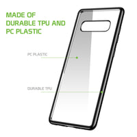 CCSAMS10EABK - Slim Transparent Case Cover with TPU Frame - Galaxy S10 Lite